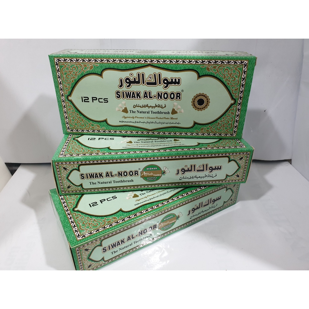 Siwak 12 pcs Asli Premium Original sunah rosul sikat gigi kayu nabi muhammad siwak besar kayu siwak asli