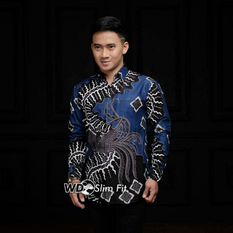 BAJU BATIK PRIA DEWASA ORIGINAL LENGAN PANJANG TERBARU