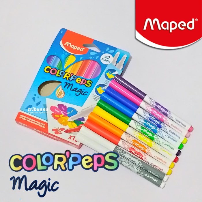 

Update Maped Color'Peps Magic - Spidol Magic Set 10 Warna Promo