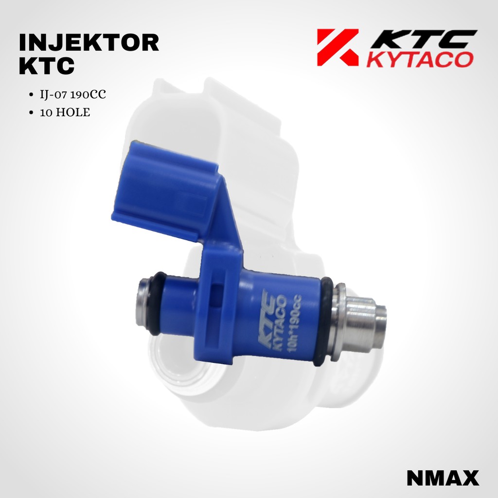 Injektor Injector Nmax Aerox NVL R15 Mx king 190cc 10 hole socket kecil ktc kytaco socket kecil