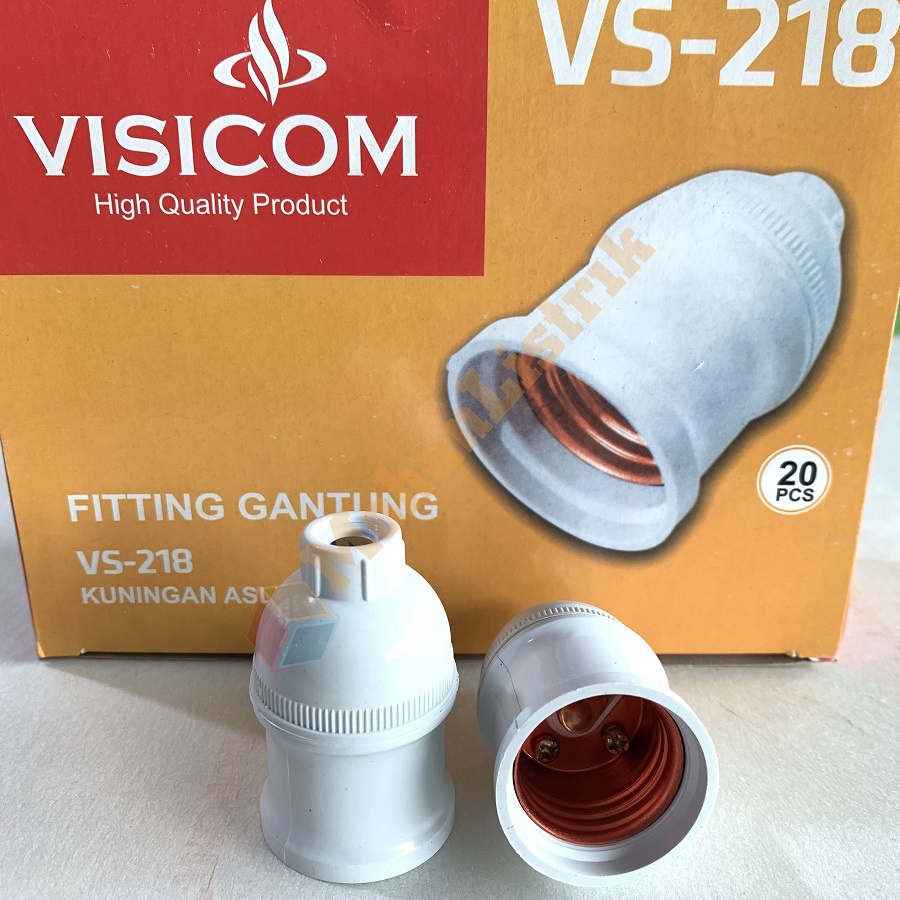 FITING FITTING LAMPU GANTUNG E27 VISICOM VS-218 MURAH SNI