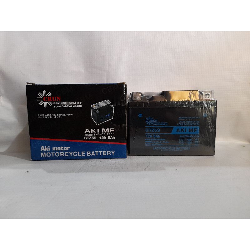Aki Kering Motor/ Accu MF GTZ5S 5AH
