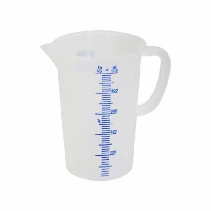 Gelas Ukur 500ml Gelas Takar Scarlett Measuring Cup Green Leaf 1830