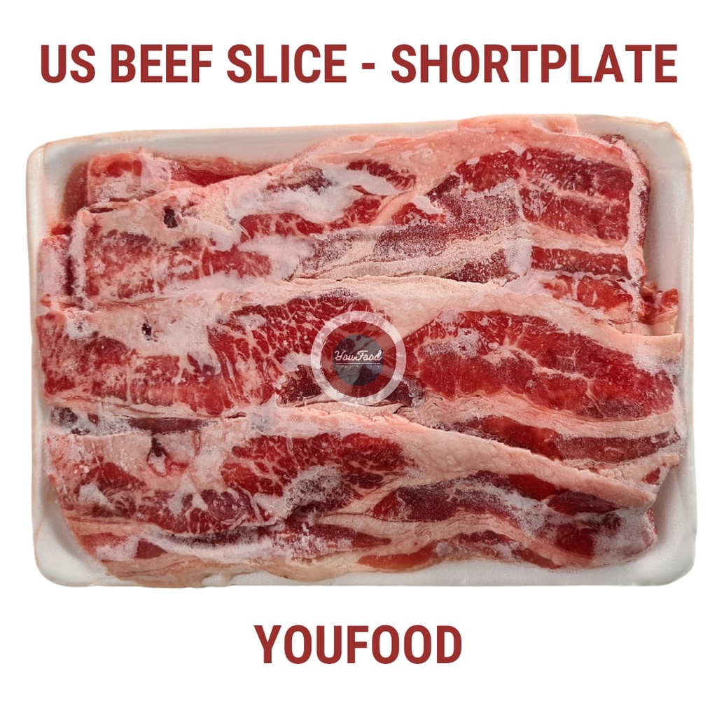 Daging Sapi Slice Shortplate US - US Beef Shortplate / Yakiniku Shabu 500gr