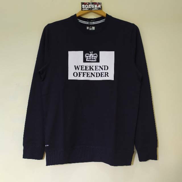 weekend offender crewneck sweater original hm service prison bira