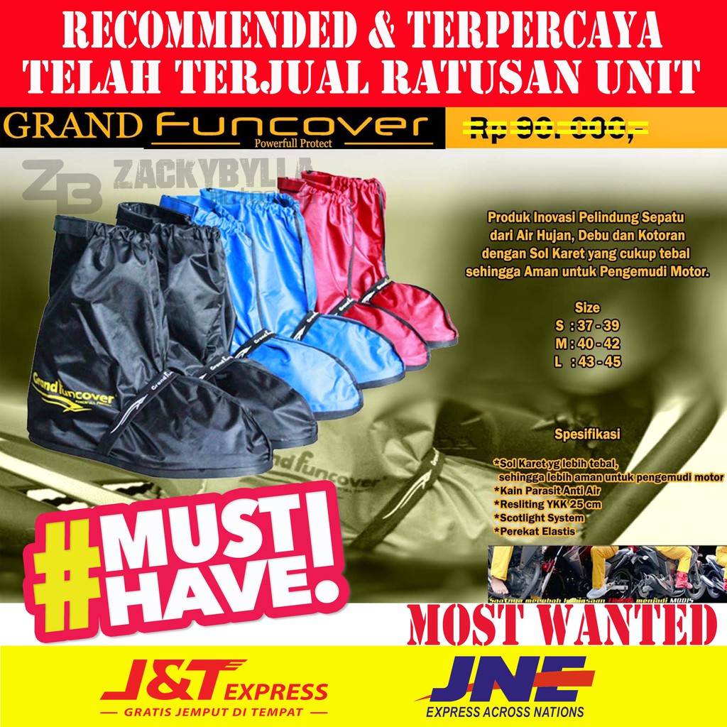 Cover Shoes | Jas Hujan Sepatu Grand FUNCOVER Generasi 1