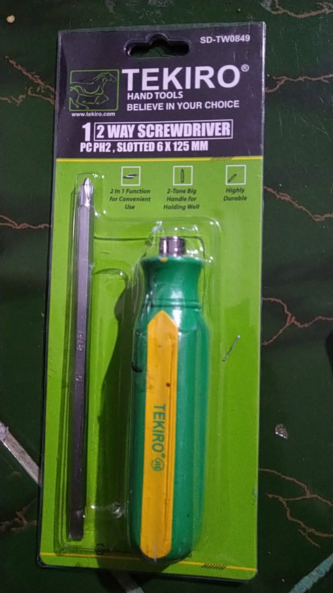 Obeng Tekiro 2 Way Screwdriver Arah Bolak Balik Japan Technology
