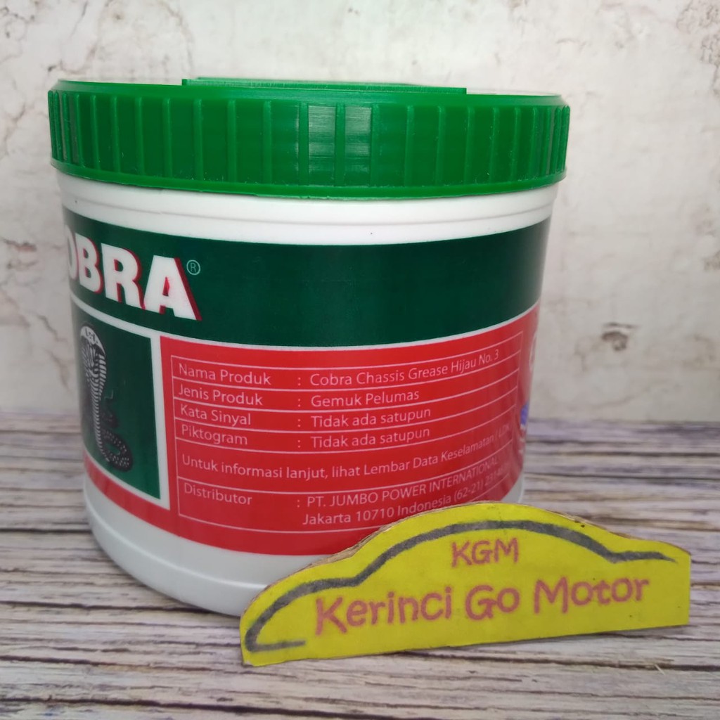 Cobra Chasis Grease Hijau No 3 1Lb - Gemuk Pelumas Cobra Hijau No 3