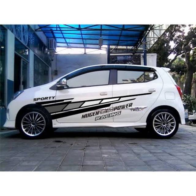 Bisa COD Stiker mobil agya jazz brio etios datsun calya DLL