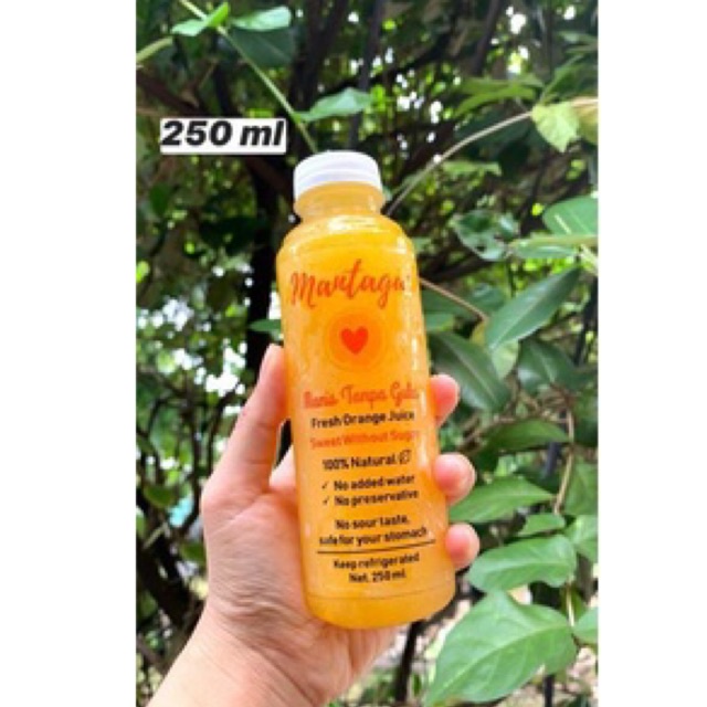 

PROMO! Mantagu Orange Juice Jeruk Peras Murni - Mini Size [250 ml]