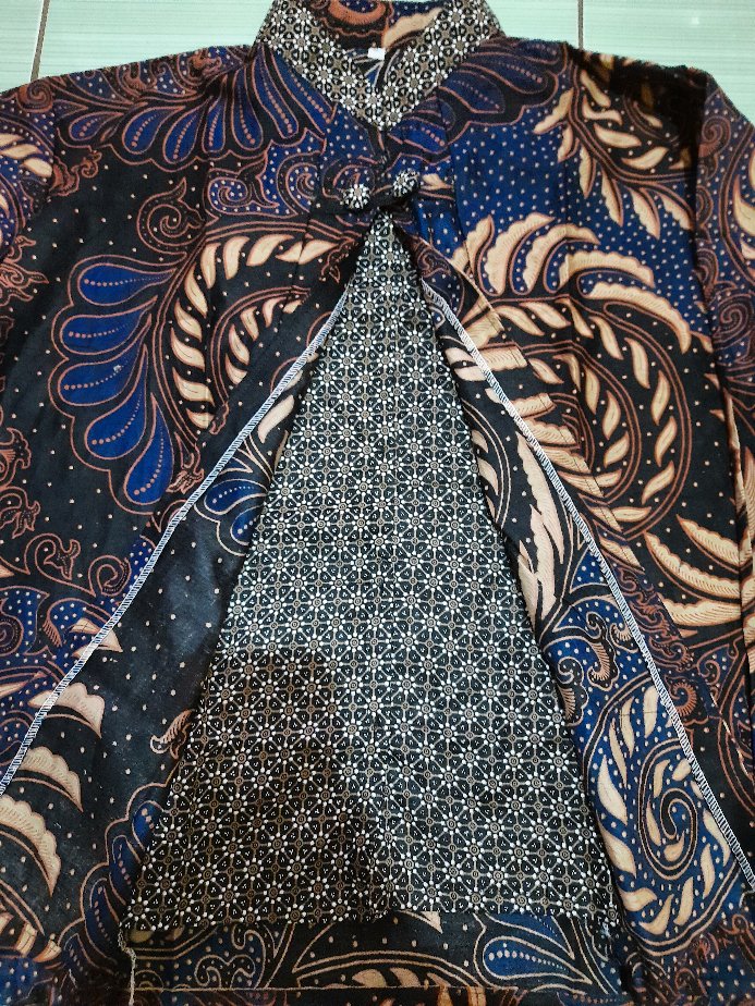 Batik Wanita Asj Sa Hrb026 Kenongo Kemeja Tosca Pendek