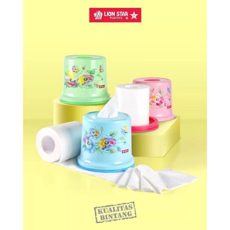 Tempat Tissue Roll Plastik Lion Star Dispenser Tisu Gulung