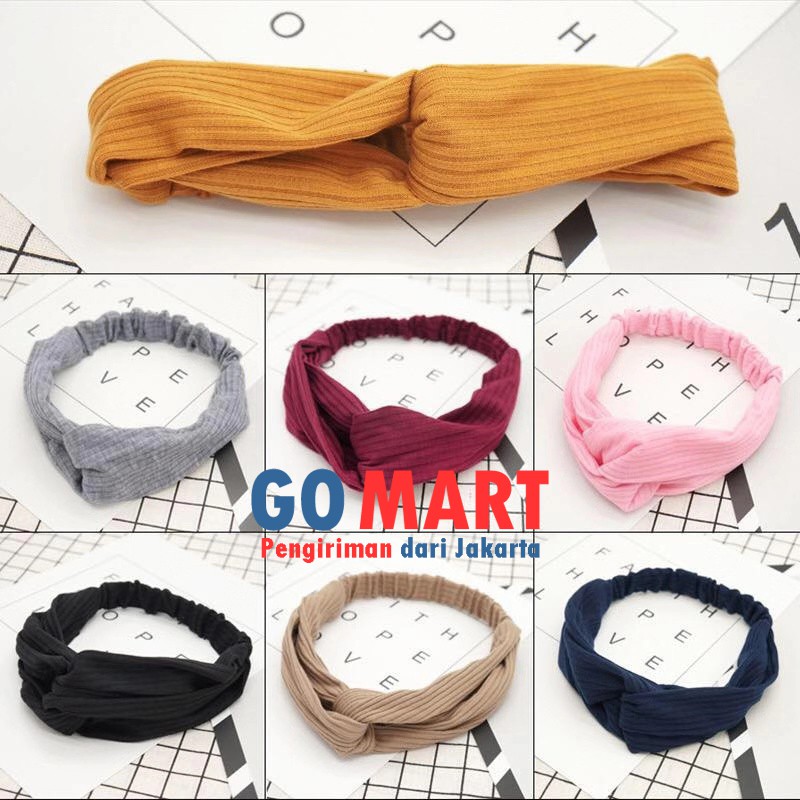 Bando Fashion Import - Bando Bandana HeadBand Simpul Ala Korea - Bando Bandana Korea Import [B01]