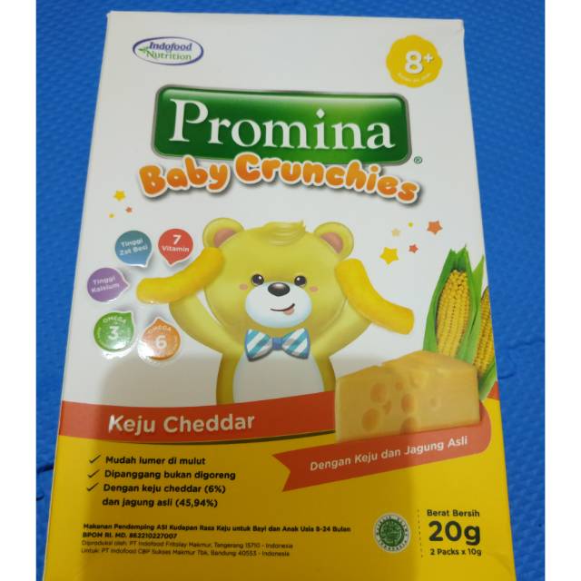 Promina Baby Crunchies Keju / Puff Snack bayi/ Snack Anak