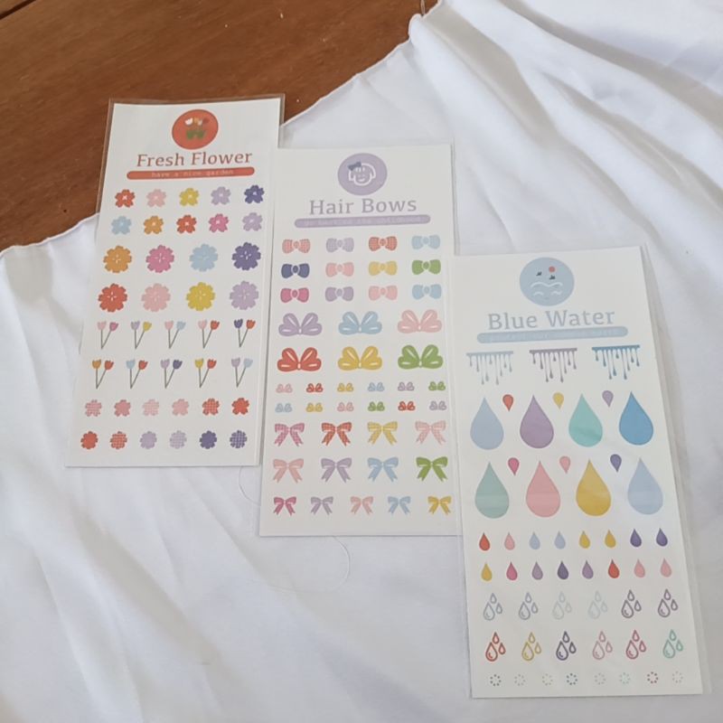 

Holo polco shiny stickers DIY Journaling
