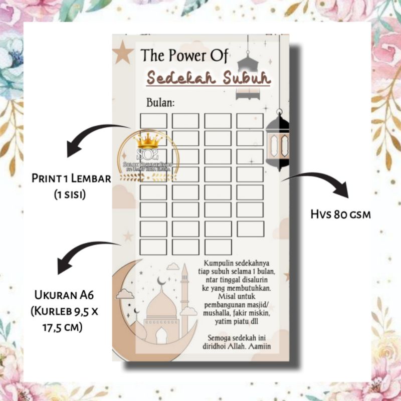 

The Power Of Sedekah Subuh | Isi Kertas Binder A6
