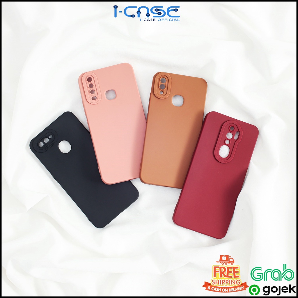 ProCamera Oppo F9 A5S A1K A3S A15 A37 A5 A533 2020 7I Reno 4F - Silicone Matte Edge Case