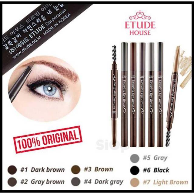 ETUDE HOUSE  NEW DRAWING EYEBROW ORIGINAL bukan kw VERSI PANJANG