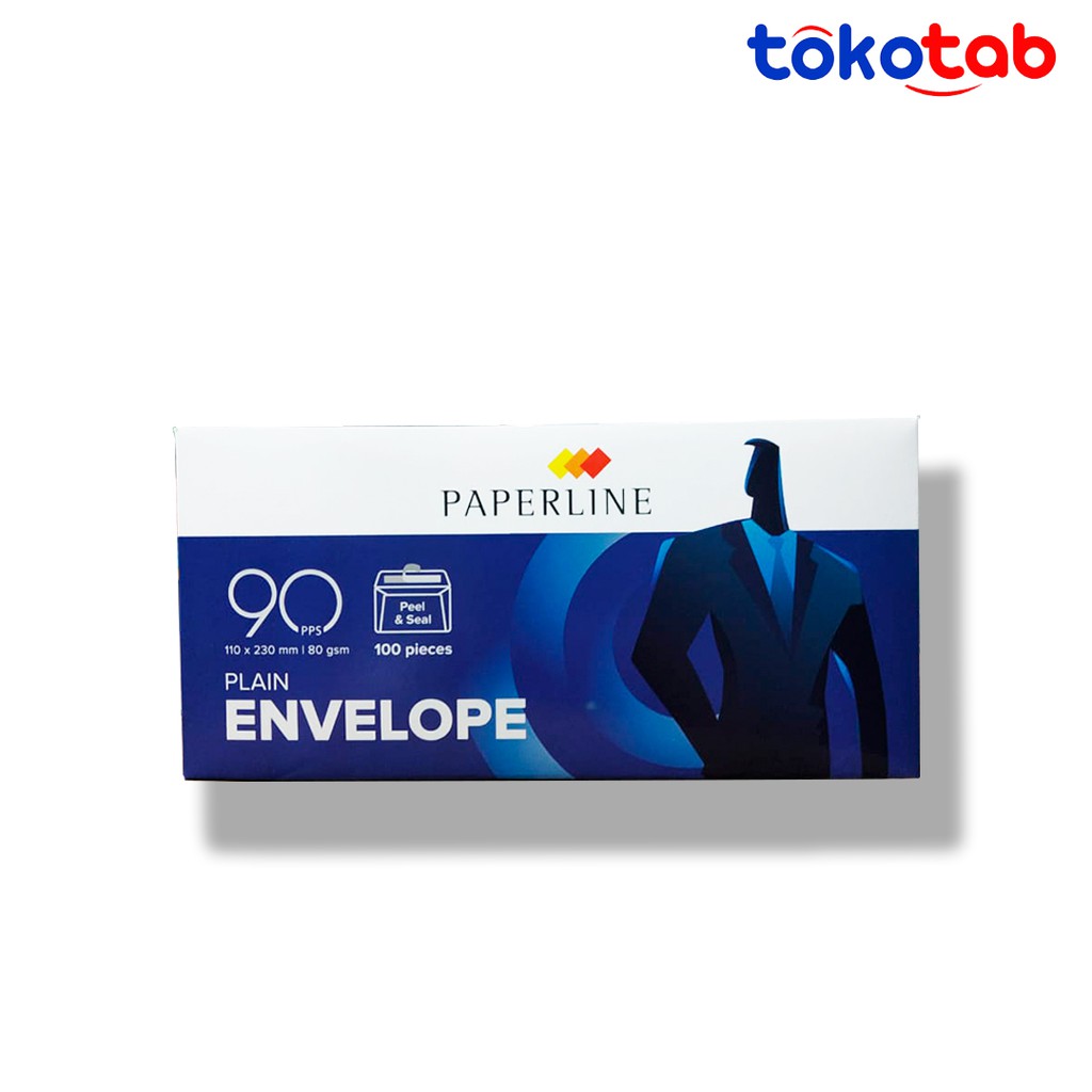 

Tokotab - PAPERLINE 90 80GSM Amplop Putih Dengan Perekat isi 100pcs