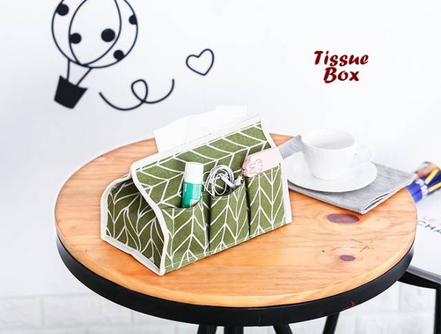 Tissue box SEKAT ( tempat tisue dengan 6 sekat selipan )