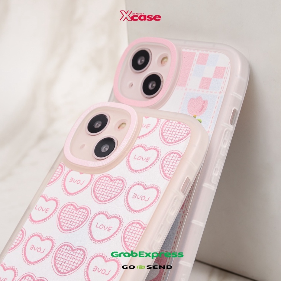 Soft Case Retro Love and Rubiks Flower Full Lens Cover iPhone 7 8 XR XS MAX 11 12 13 MINI PRO MAX