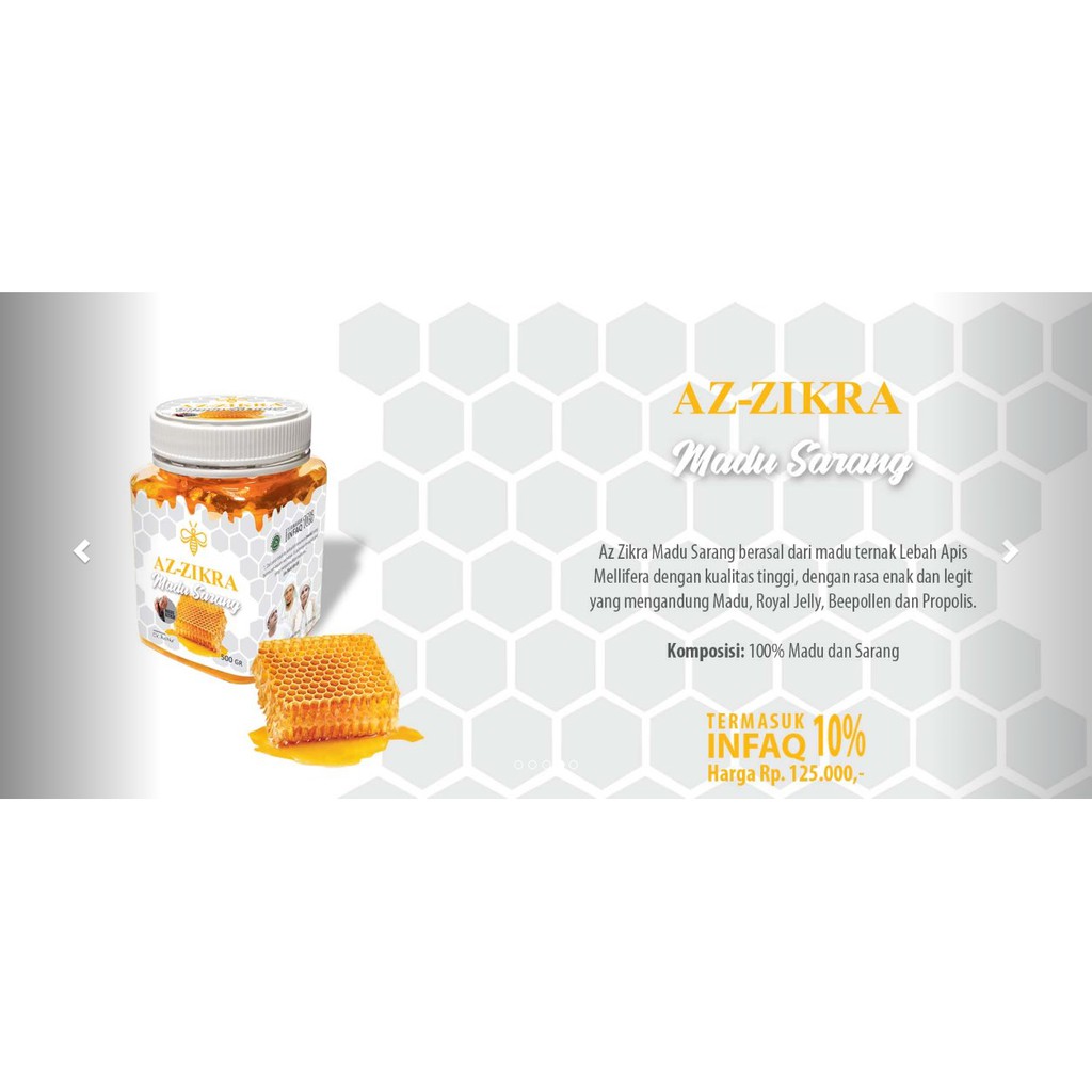 

KEMASAN BARU MADU AZ ZIKRA SUPER + BROSUR AZZIKRA ORIGINAL MADU SARANG