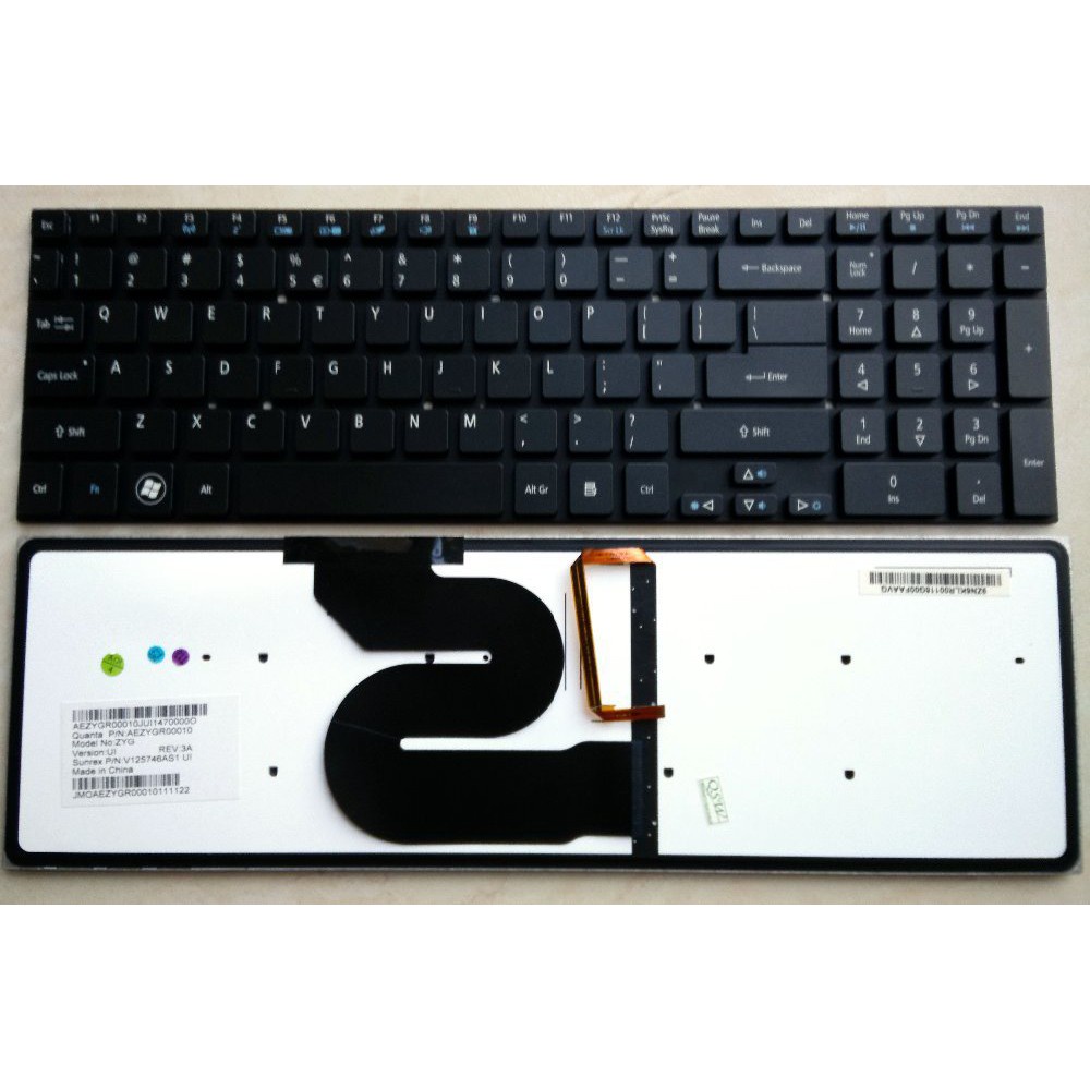 KEYBOARD LAPTOP Acer Aspire 5951 - BLACK [GARANSI 3 BULAN]