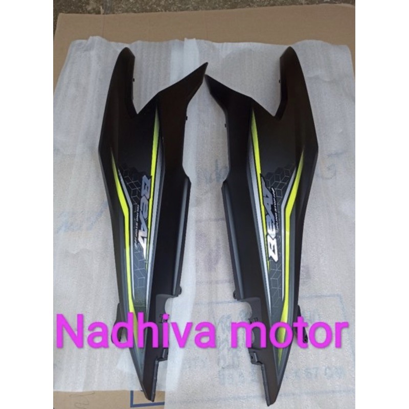cover body teneng kiri kanan honda beat led 2020 hitam doff
