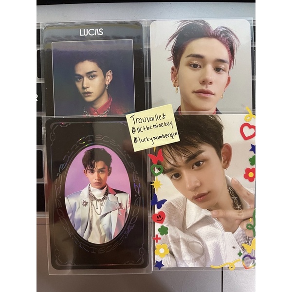 photocard yearbook access card lucas arrival future ver nct 2020