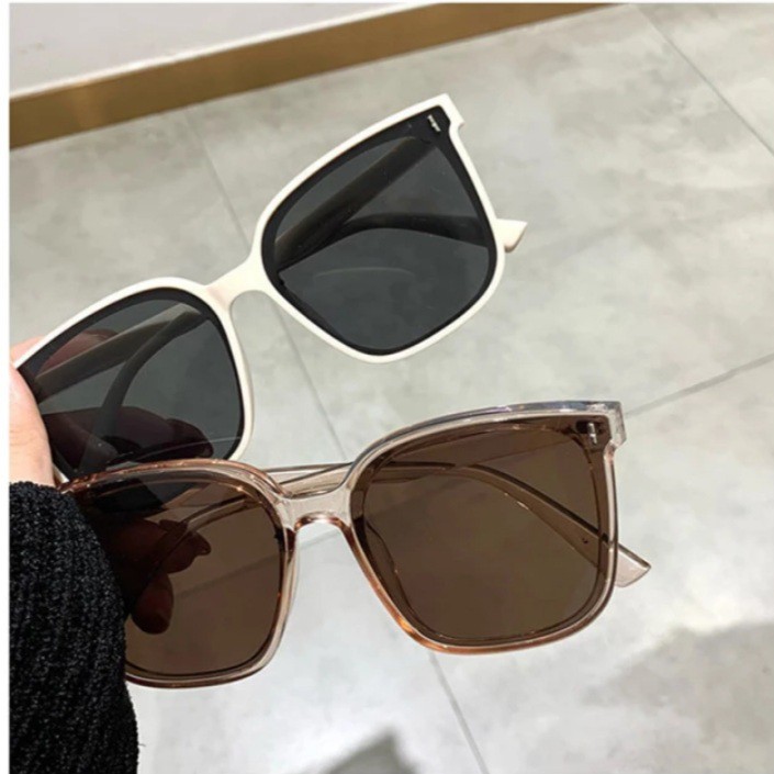 ♥TMALL88♥ Kacamata Kotak Hitam Korean Fashion Sunglassess Wanita / Pria unisex