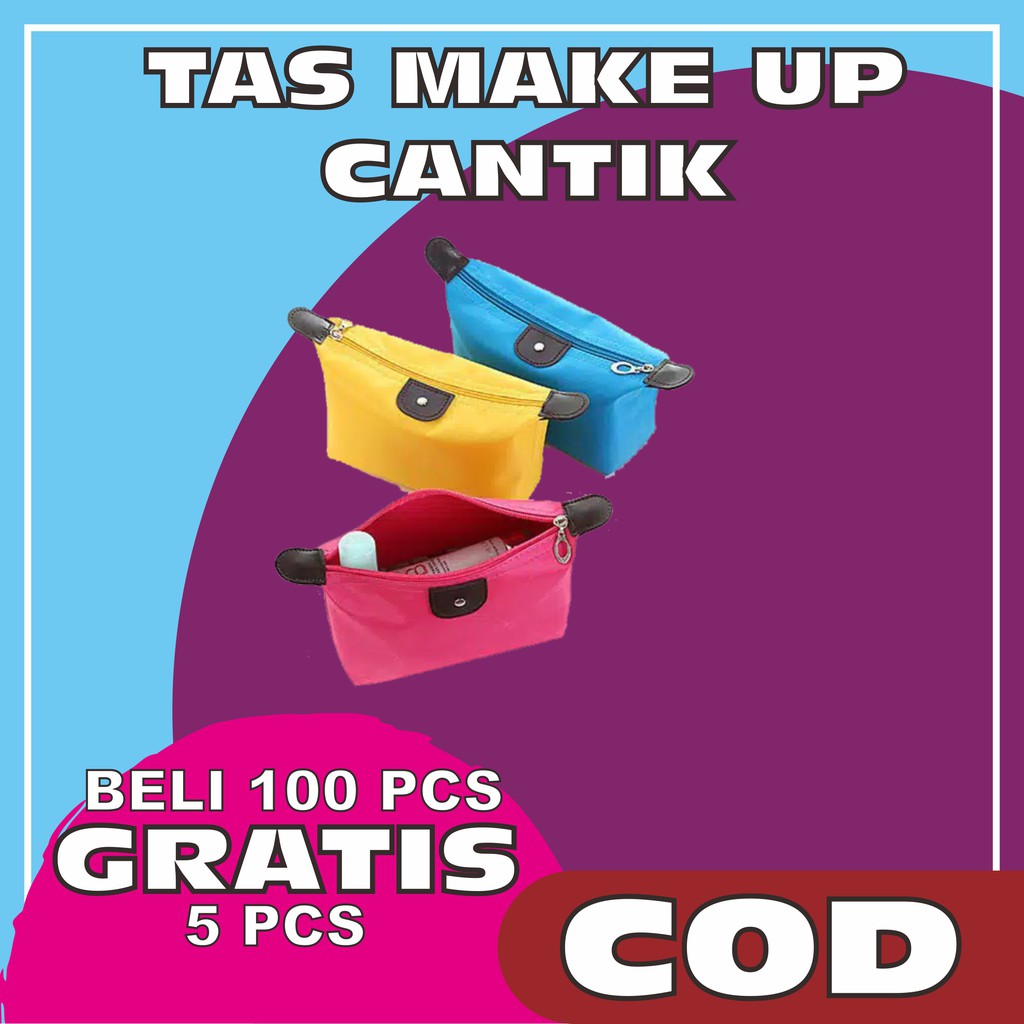 TAS MAKE UP POUCH KOSMETIK TEMPAT MAKE UP KOSMETIK