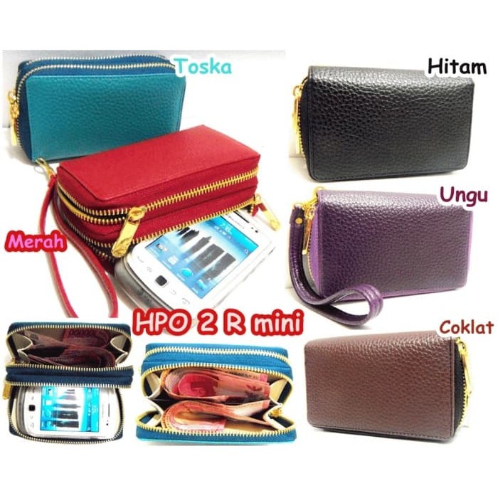 PROMO DOMPET HPO LV MINI 2 RESLETING - HIJAU TOSCA