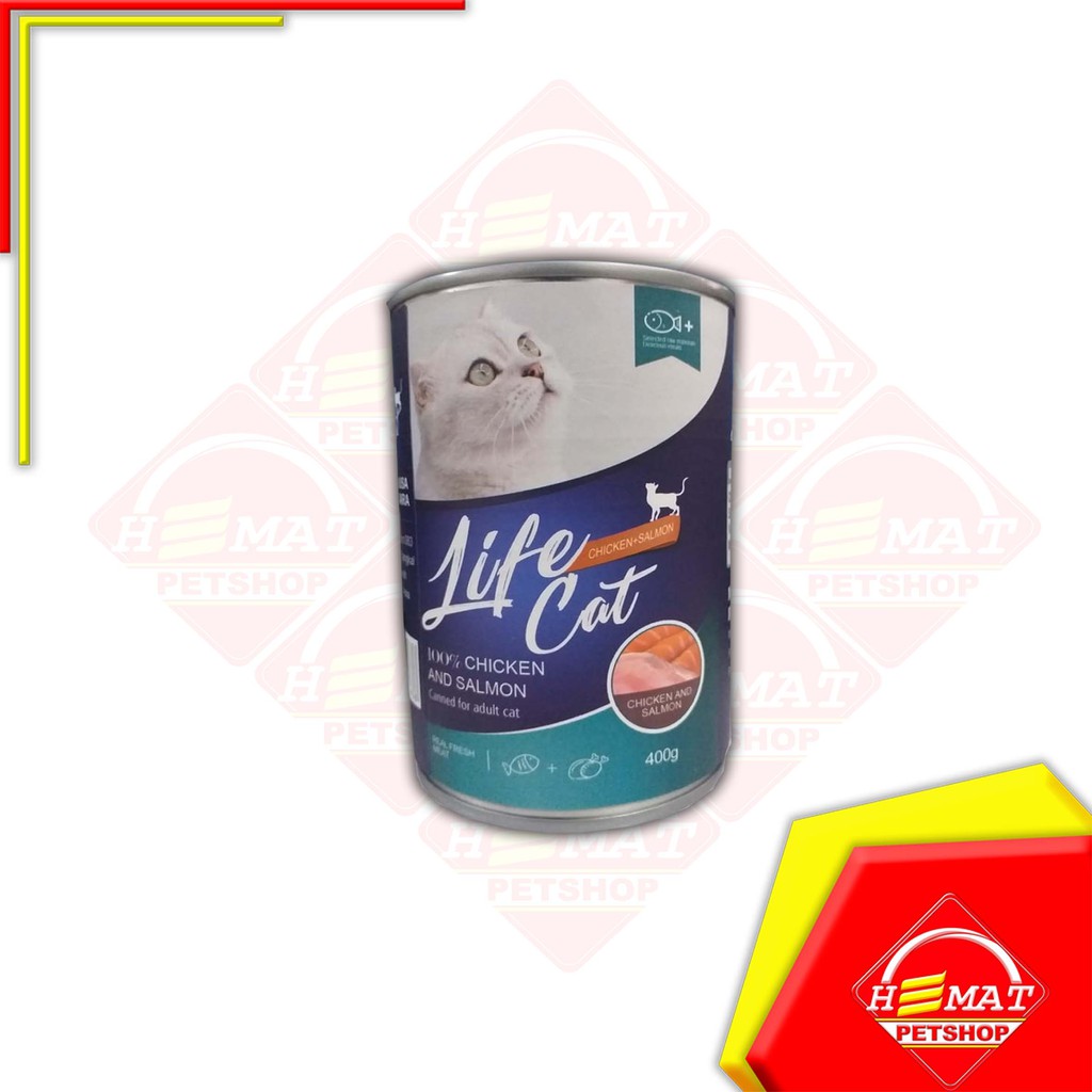 Makanan Kucing Wet Food Life Cat Kitten &amp; Adult 400 Gram - Basah 400Gr