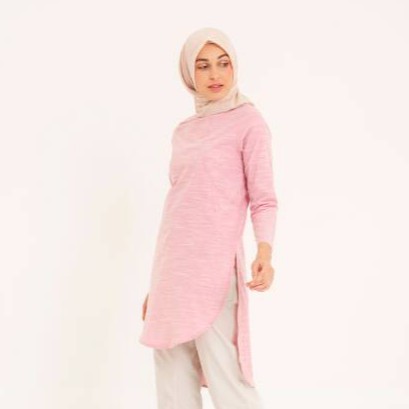 

MFMW "Karmila" Blouse Pink Lengan Panjang Wanita