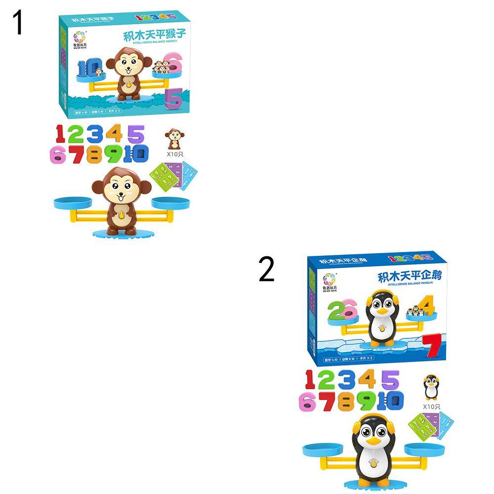 R-flower Balance Scale / Timbangan Keseimbangan Bentuk Penguin