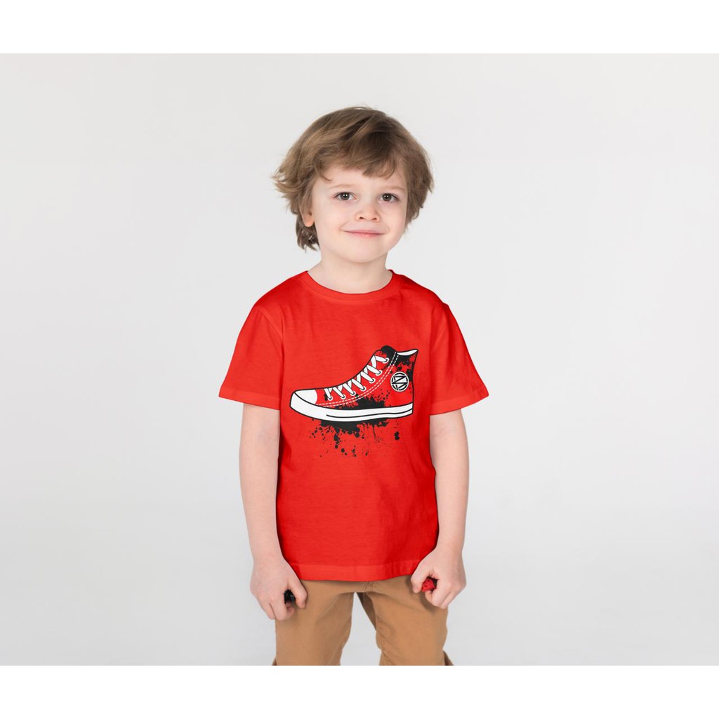 COD KAOS ANAK HITS KEREN MOTIF SUPERHERO 6-12 BULAN-SEPATU MERAH