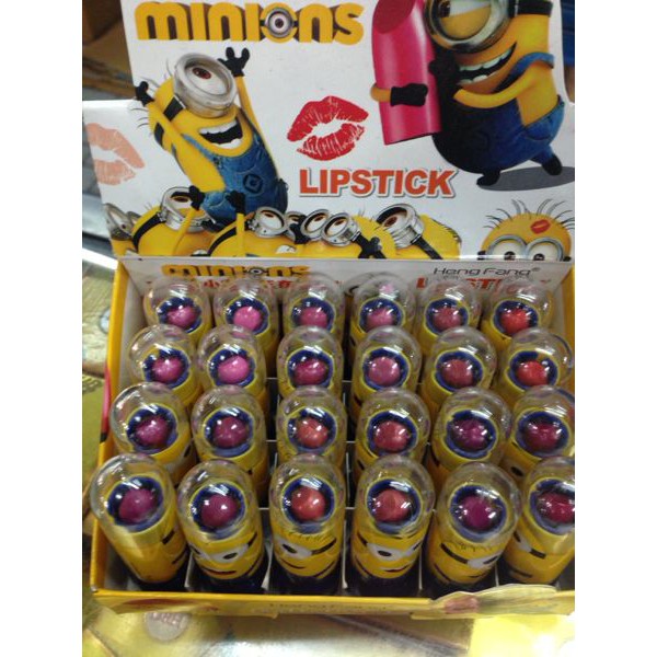 

LIPSTIK MIMIONS (SATU BOX ISI 24 WARNA )