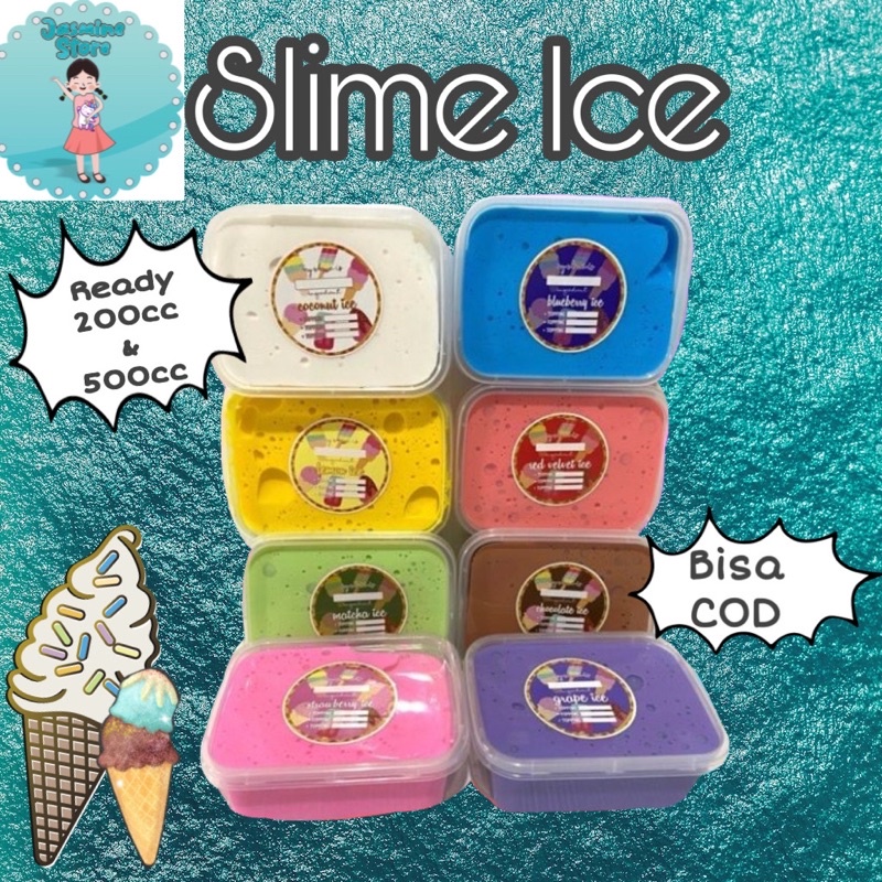 Slime Variasi Rasa Ice Cream 200cc by Rossie Shop/Slime Tofu/Slime Original/Slime Murah