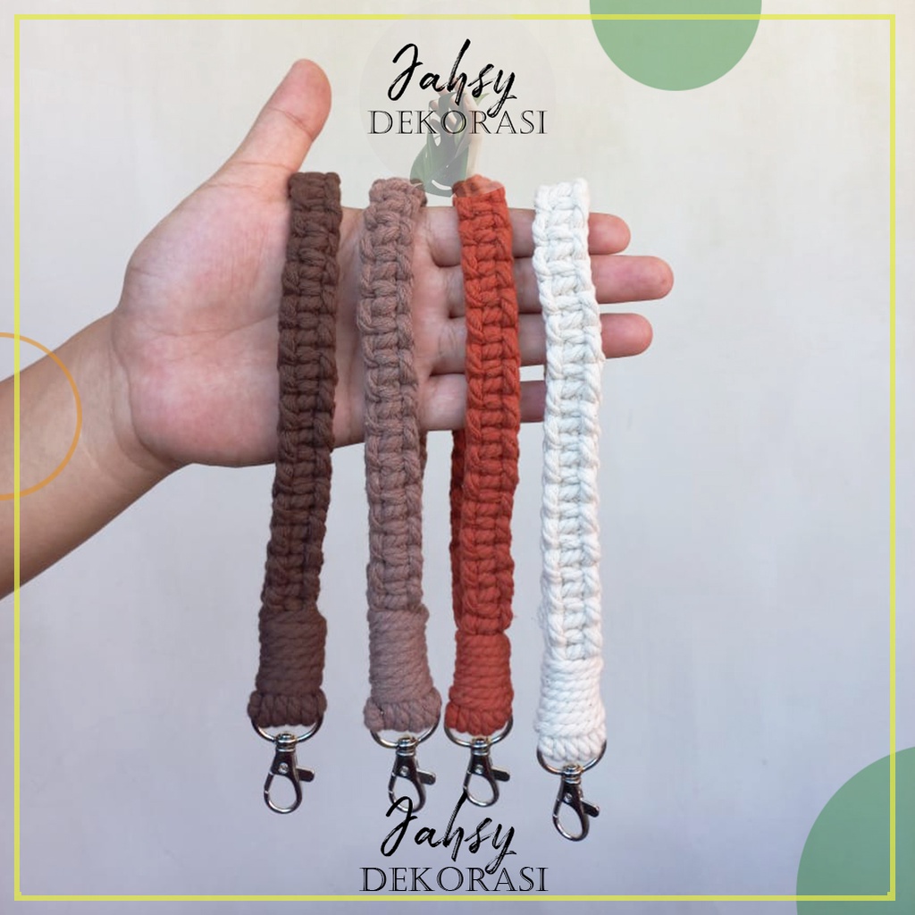 MACRAME TALI/GANTUNGAN KUNCI/HIASAN DINDING MACRAME