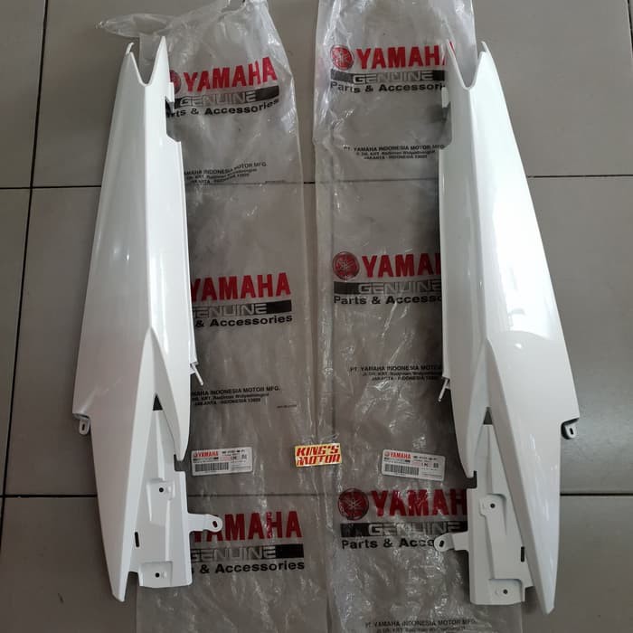 COVER BODY JUPITER MX NEW PUTIH SEPASANG (50C) ASLI YAMAHA