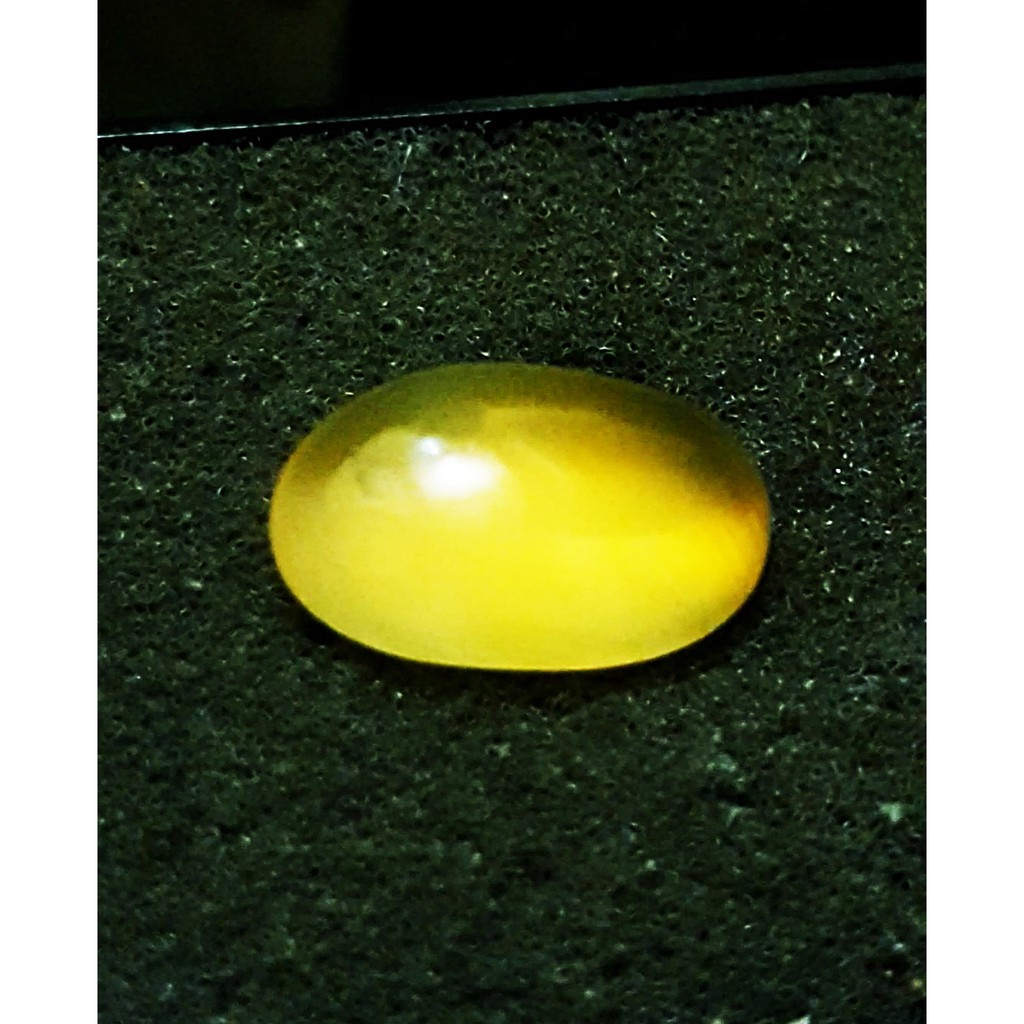 OBI KUNING batu akik natural bacan obi kuning nukleus size kantoran 15mm