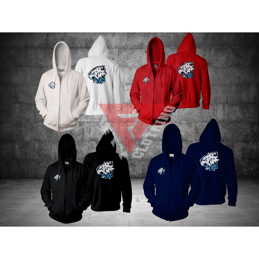 Jaket Hoodie Zipper Evos Esports Sweater Evos Hoodie Zipper Evos - FIFTY CLOTHING
