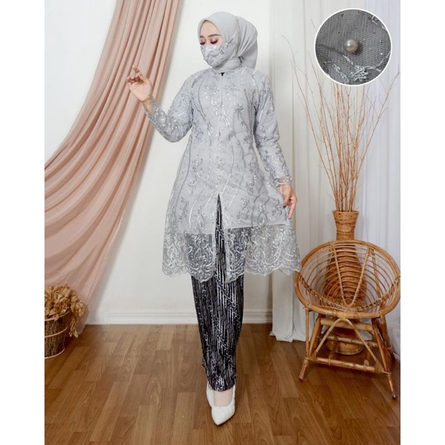 Kebaya Tunik / Tunik Tulle / Kebaya Modern / Kebaya tile / Kebaya Favorite / Batik Couple