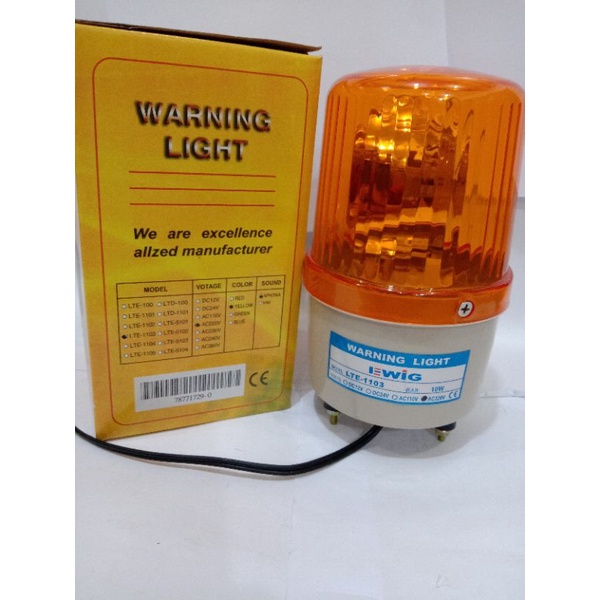 Warning Light/ Rotary Light/ Lampu Ambulan Ewig