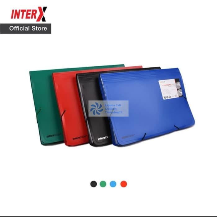 

Map Expanding File Plastik Tali Dokumen Nota Giro Folio Interx - Hitam RJT