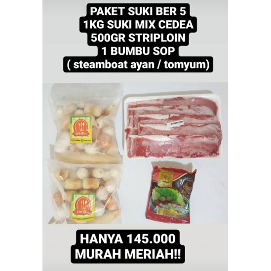 

cedea paket suki bbq