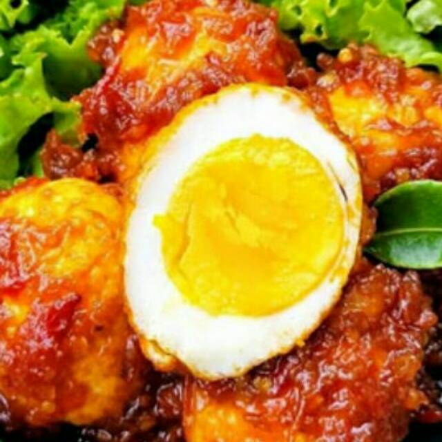 

Telur balado isi 3 pcs ( Halal )