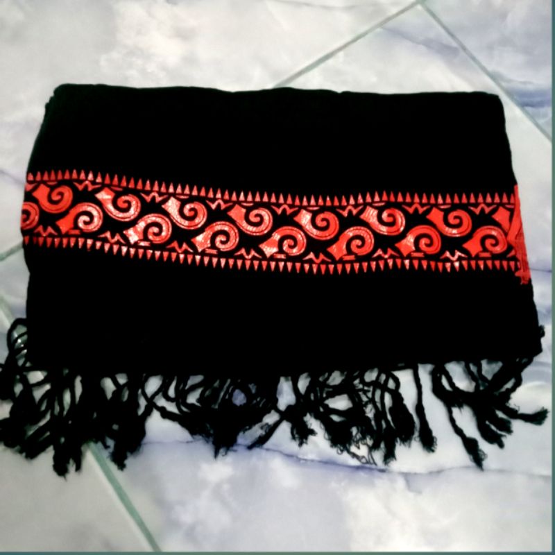 Selendang hitam /selendang hitam wanita /syal wanita /syal rajut-10