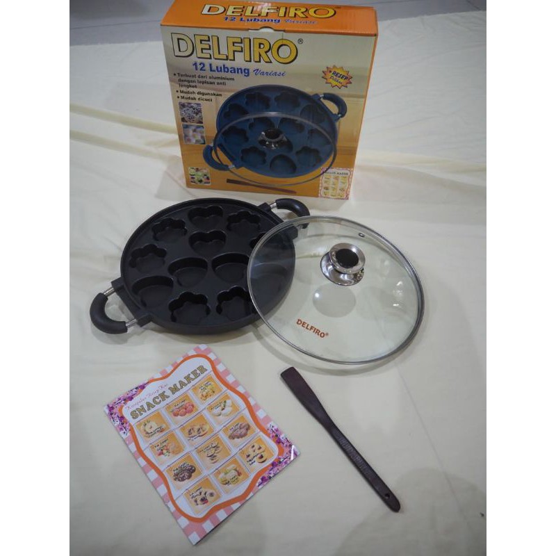 Delfiro Cetakan Kue 12 Lubang Variasi