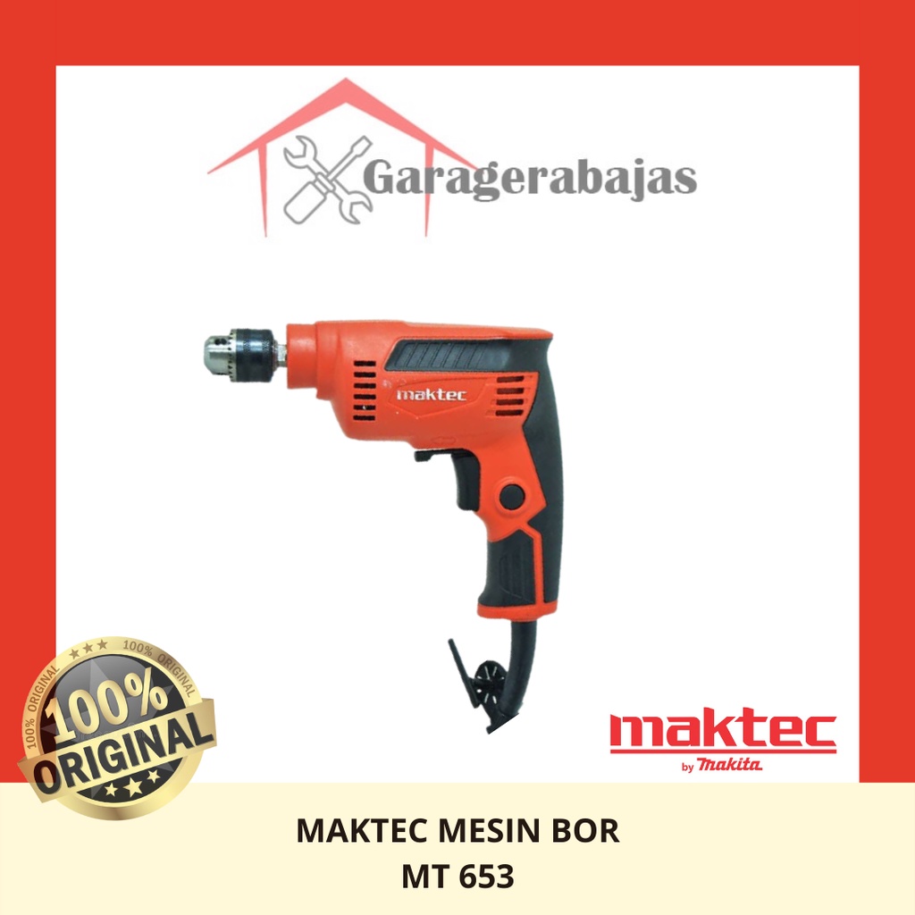 MESIN BOR LISTRIK / MESIN BOR TANGAN / MT 653 / MT653 MAKTEC